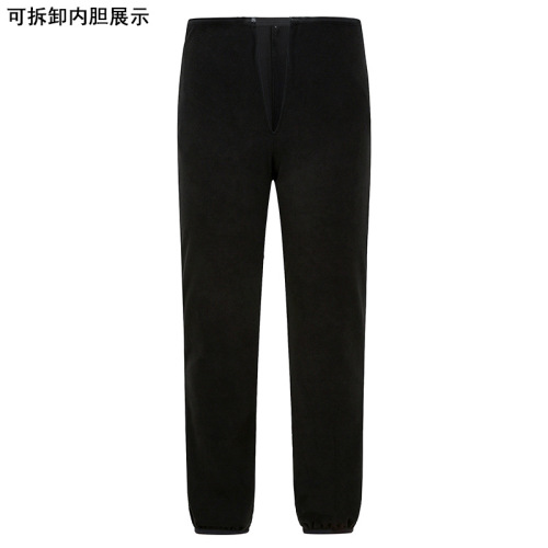 Niaojia's same style outdoor men's and women's two-piece outdoor waterproof and windproof velvet hiking trousers for autumn and winter