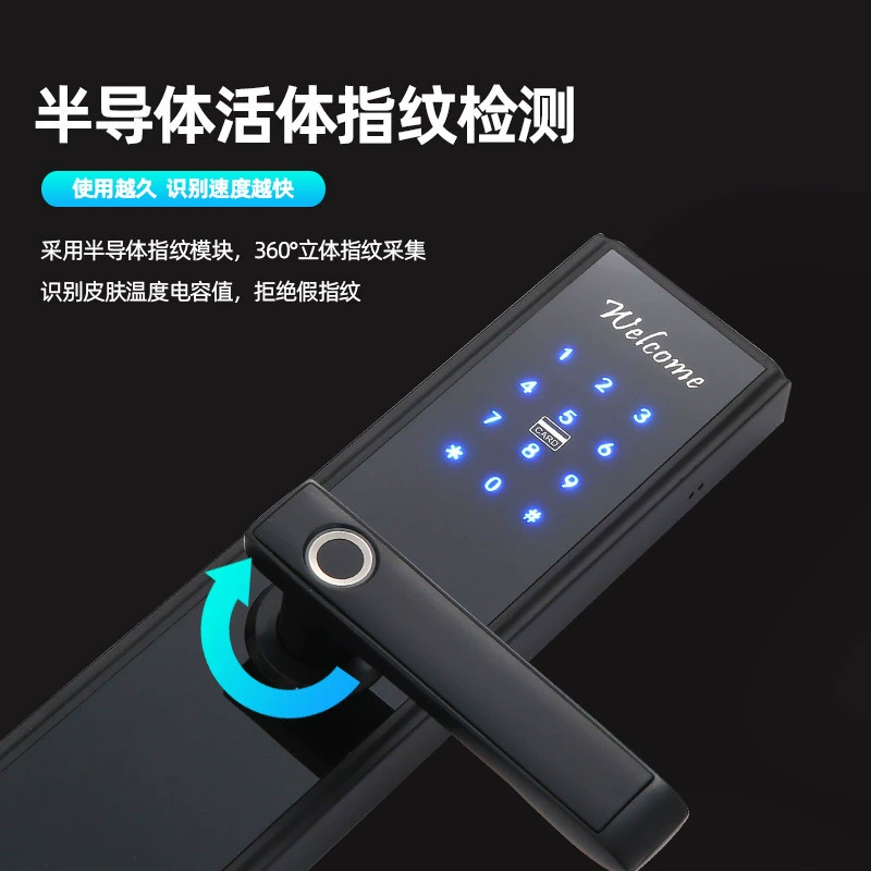 Умный дверной замок TTLOCK с дистанционным доступом через приложение Tongtong, отпечаток пальца, гостиничный IC-карта, замок appartement homestay