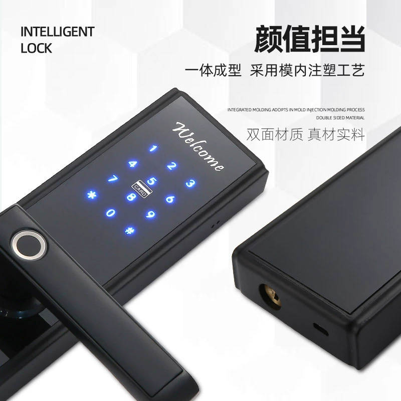 Умный дверной замок TTLOCK с дистанционным доступом через приложение Tongtong, отпечаток пальца, гостиничный IC-карта, замок appartement homestay