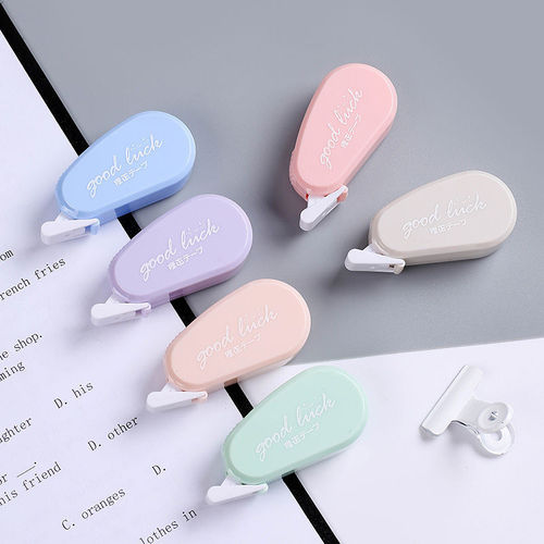 Correction tape wholesale cute mini internet-famous Morandi color correction tape eraser tape high-value aesthetic girlish style minimalist style