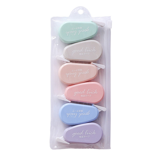 Correction tape wholesale cute mini internet-famous Morandi color correction tape eraser tape high-value aesthetic girlish style minimalist style