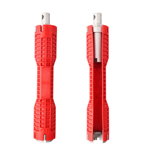 DIY Sink Screw Nut Wrench, Multifunctional Dual-Head Pipe Wrench/Faucet Socket Wrench