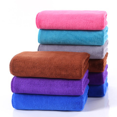 Household cleaning special use microfiber towels for car washing, wiping, scrubbing, absorbent, thickened 30*70 manufacturer