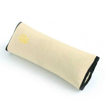 Seat belt shoulder pad Lengthened Car Safety Belt Shoulder - beige