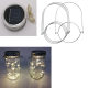 Solar glass jar 30 lamp beads light source Mason bottle accessories LED copper wire American courtyard Firefly hanging lamp