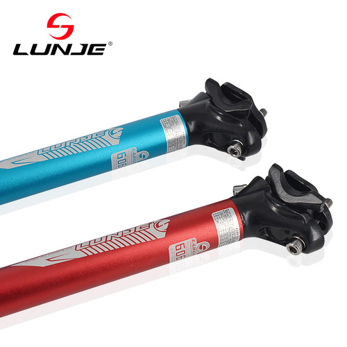 LUNJE Mountain Bike Seat Post Aluminum Seat Tube 27.2/30.9/31.6mm Bike Accessory