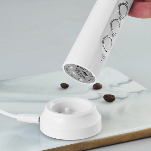 Amazon's new coffee milk frother, egg beater, household milk frother, milk stirring stick, USB charging