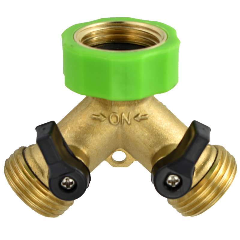 厂家销售园林二通式全铜球阀 美式花园双通球阀 园林两通球阀 y阀