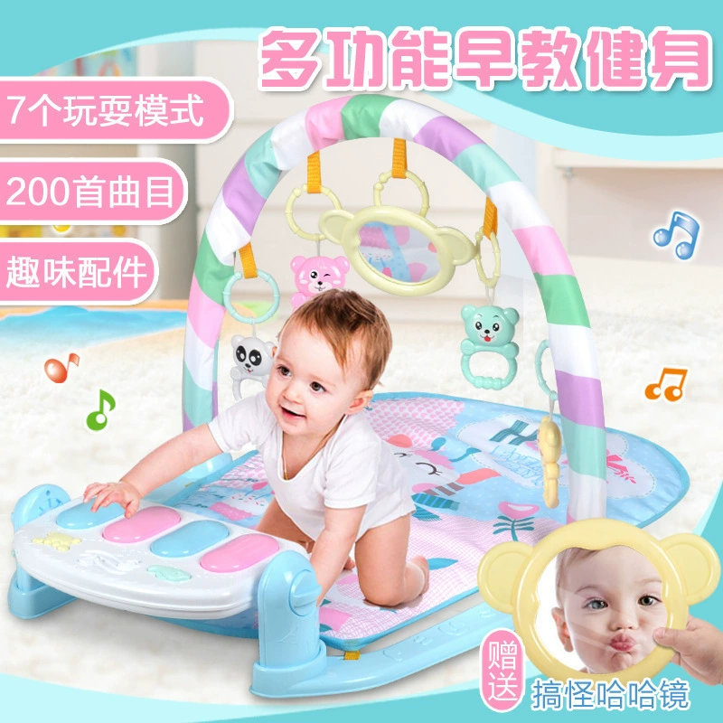 Piano for gym for crawling, universal music lightweight synthesizer for new born, toy