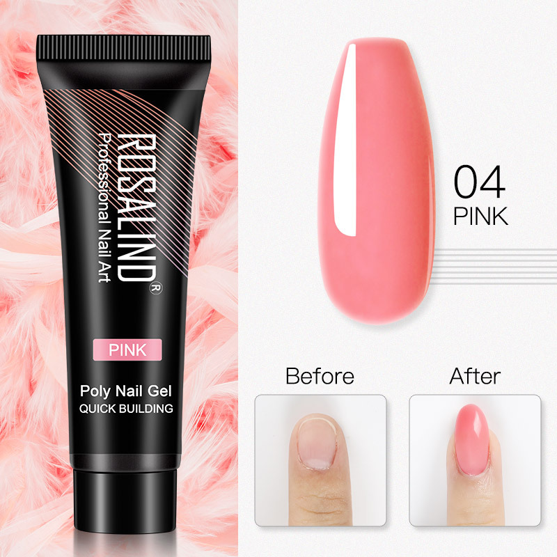 ROSALIND pegamento de extensión de uñas rápido transfronterizo pegamento de cristal pegamento de fototerapia pegamento de extensión pegamento de esmalte de uñas sin papel especial