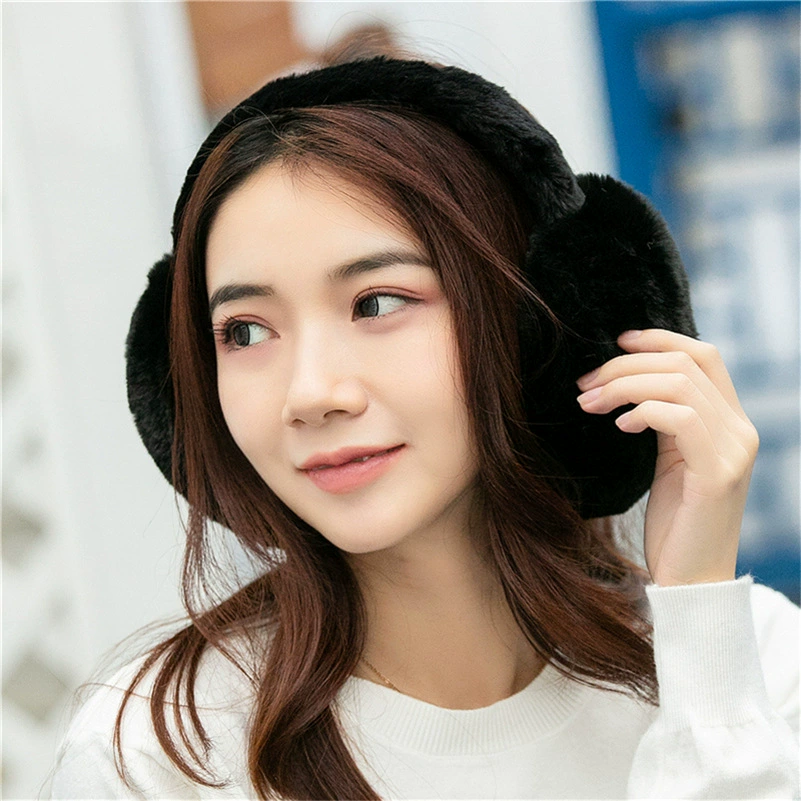 Foldable keep warm windproof headphones for men and women, removable headband, earmuffs