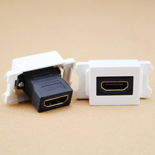 120型HDMI高清直头模块 1.4/2.0版HDMI直头插座 地插桌插HDMI模块