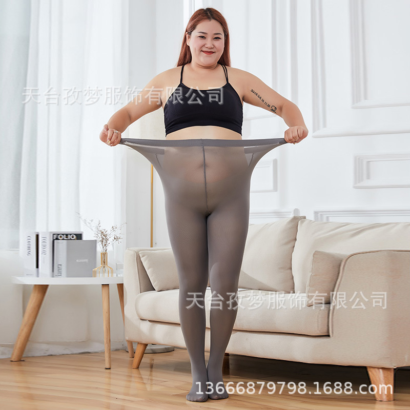 La primavera y el otoño de tamaño extra grande medias gruesas medias de terciopelo pantimedias más tamaño Chubby chica más polainas de la entrepierna