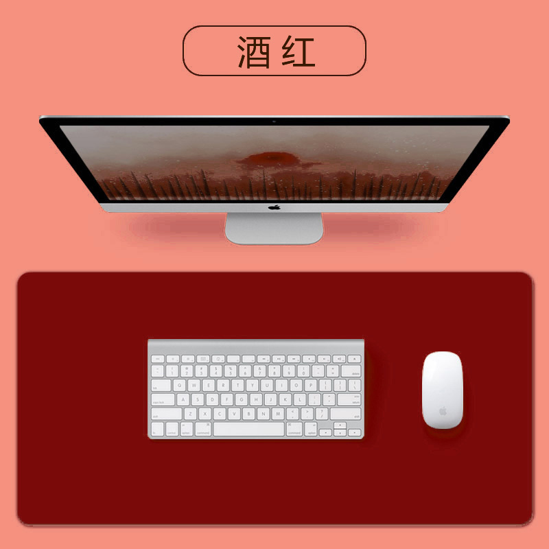 Alfombrilla de escritorio de oficina Alfombrilla de ratón de cuero de gran tamaño de doble cara Alfombrilla de escritorio impermeable para libros de computadora Alfombrilla de escritorio Alfombrilla de aprendizaje para niños