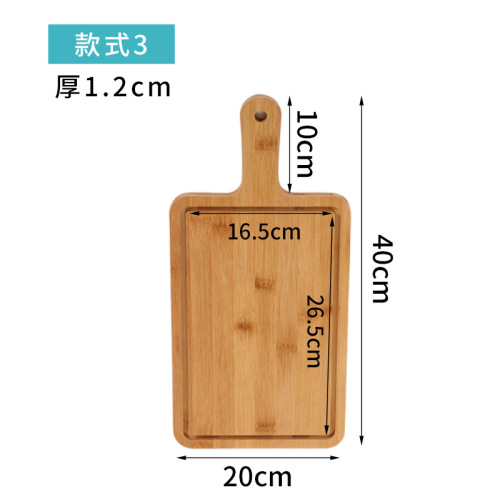 Italian Restaurant Coffee Bread Pizza Tray Bamboo Tableware French Fries Chicken Wing Plate Creative Hotel Restaurant Dinner Plate