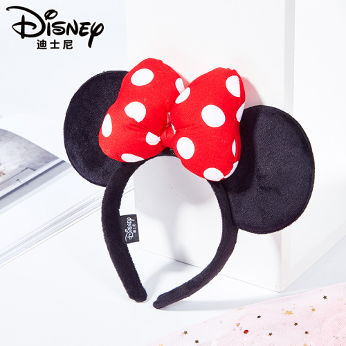 Disney headband Mickey headband Mickey Mouse Minnie bow headband hair accessories Internet celebrity live broadcast cute headwear