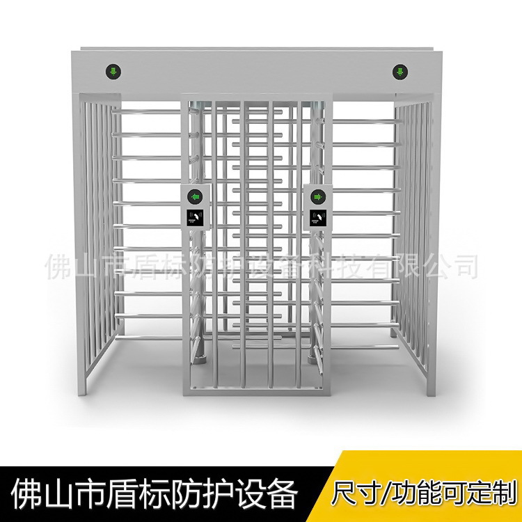 厂家供应双门转闸单向通过门 监狱车站梳形旋转闸机 全高三转道闸