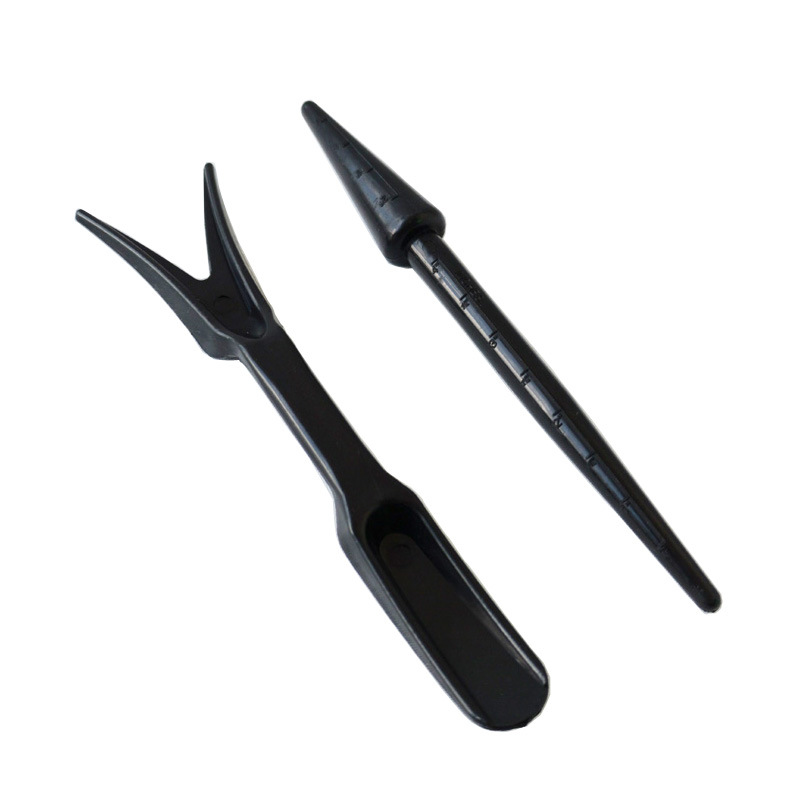 Nueva serie negro jardinería suculentas pala de plantación rastrillo squeeze hervidor floral pinzas en maceta micro-View herramienta