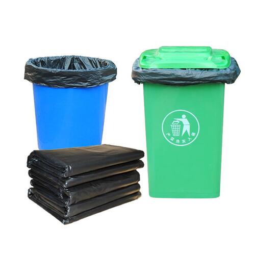Large extra large garbage bag 60x80 large black extra large bucket thickened garbage bag 50 pieces