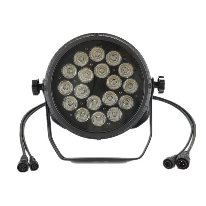 Завод напрямую управляет 18 6-в-1 ступенчатая LED Pa Lantern DMX512 Кольцо внутри ровная свеча свадебная полная цветная тона лампа