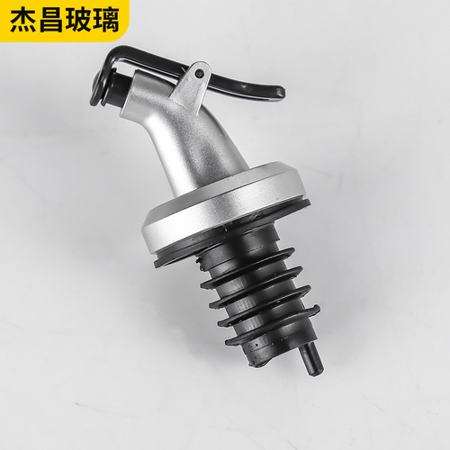 Stainless Steel Japanese Kitchen Oil Pot Pressed Glass Non-Leaking Bottle Dustproof Soy Sauce Vinegar Bottle Small Sesame Oil Pot Wholesale 