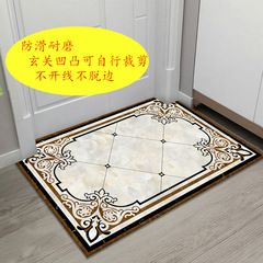European-style entrance hall doormat for home use, simple door mat with customizable size.