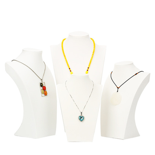 PU brushed jewelry display stand jewelry display stand jewelry display stand portrait neck model necklace display stand