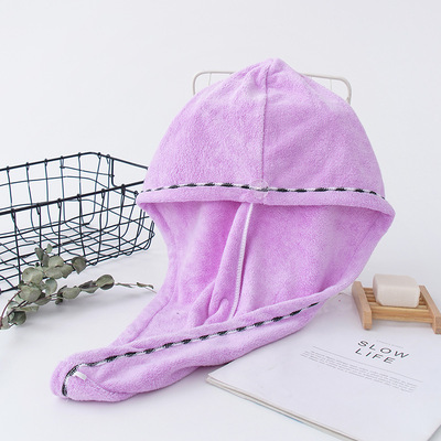 干发帽女吸水易干细纤维 不易掉毛 浴帽包头巾擦头发易干毛巾