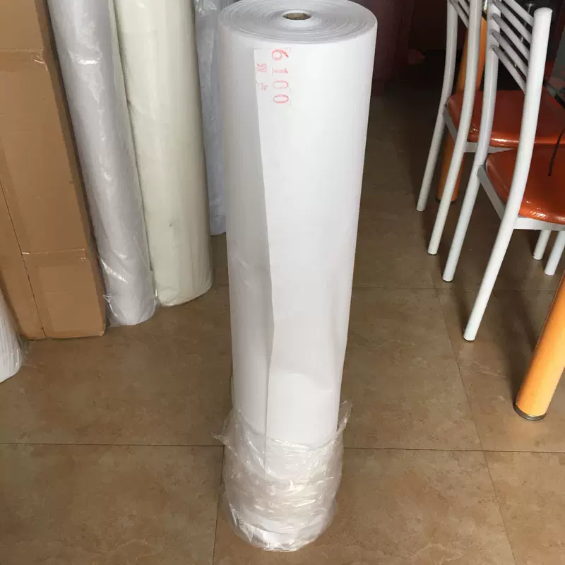 优质优价6100双点无纺衬 加厚衬纸 1米宽白色100米/卷江浙沪包邮