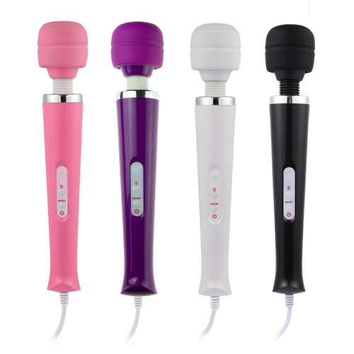 European and American direct plug power supply large av vibrator female clitoris teasing massage masturbation adult products manufacturer wholesale