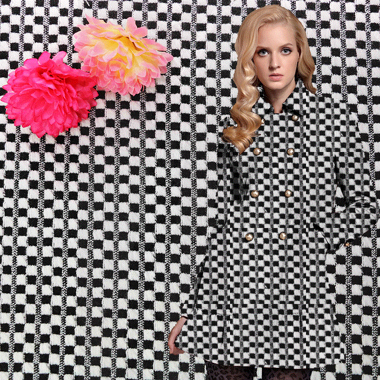 厂家直销 针织提花色织布 YH0277时尚女装家纺箱包鞋子面料