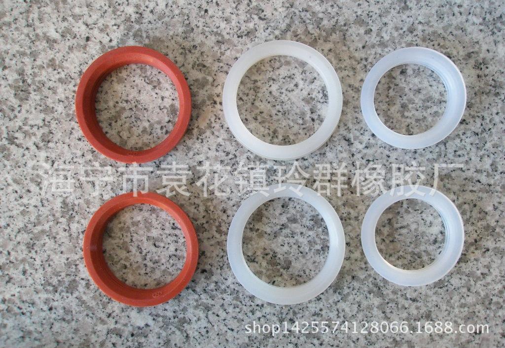 厂家供应 耐油橡胶件 红色耐磨橡胶圈 橡胶弹性圈 透明橡胶圈