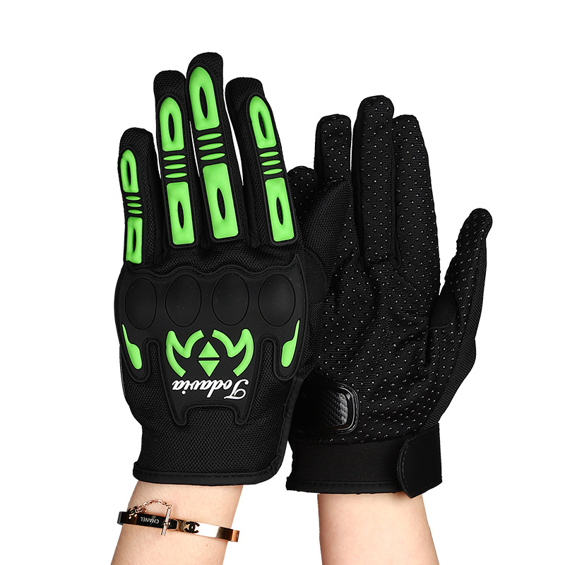 Nuevos guantes guantes de motocicleta guantes de protección puño anti-caída de carreras de carretera anti-caída guantes resistentes al desgaste