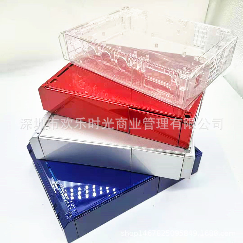 全套 WII遊戲機外殼 WII主機機殼WII糖果色透明更換殼