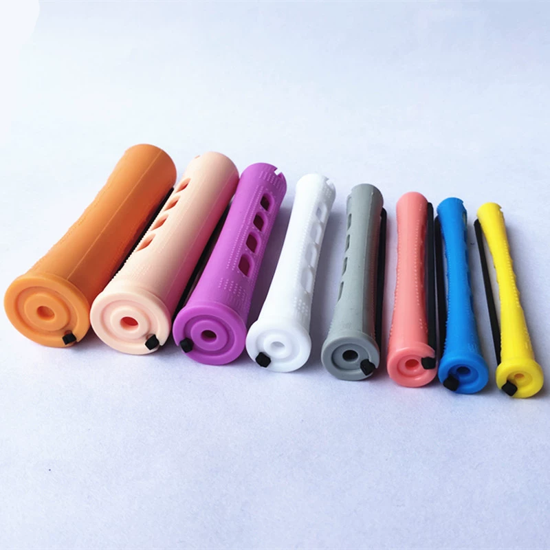 Curly cold curling, scalloped plastic hair rope
