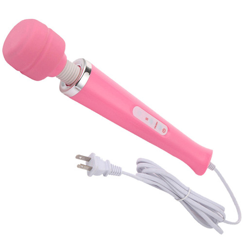 European and American direct plug power supply large av vibrator female clitoris teasing massage masturbation adult products manufacturer wholesale