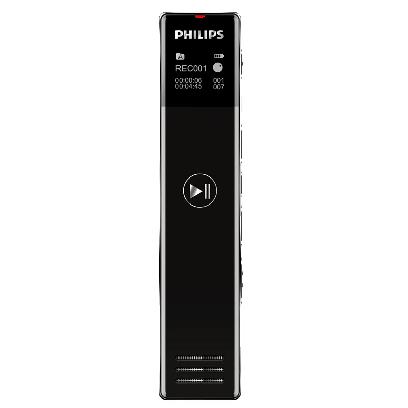 Голосовой диктофон Philips VTR5010 Professional HD для долгой конференции и обучения, шумоподавление