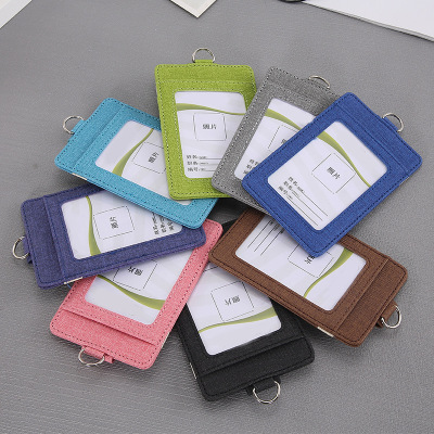 Jinbeisi pu Certificates Ferrule Brand Sling Work cards company Company Cardholder Bank traffic Ferrule
