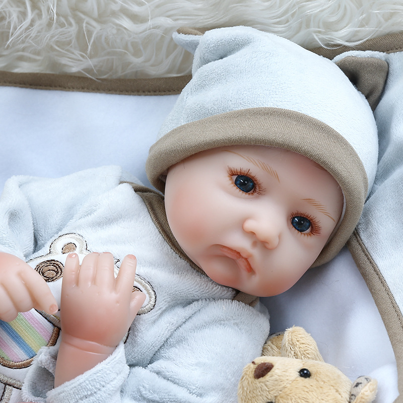 40cm reborn muñeca reborn premie cuerpo suave realista toque real