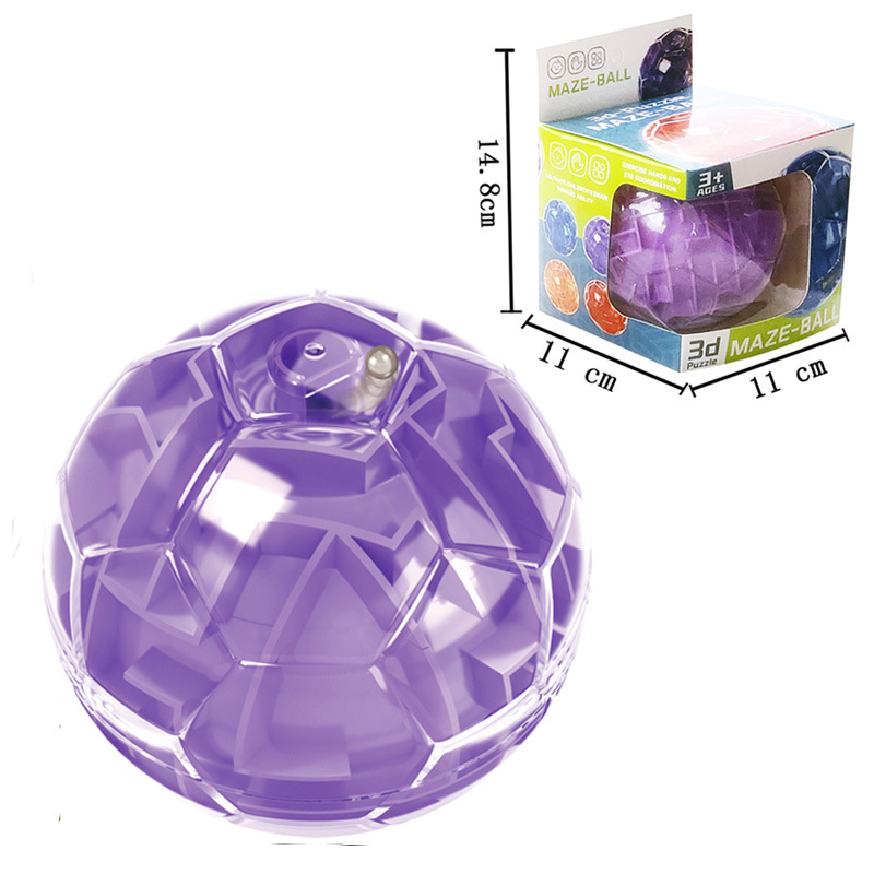 Bola de equilibrio de inteligencia infantil Bola de laberinto Juguete de descompresión Comercio exterior 3D tridimensional Palm Maze