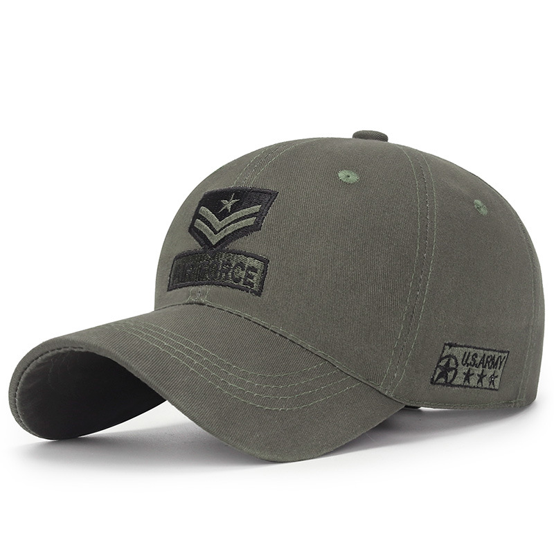 Zhenqiqi primavera y otoño nuevo sombrero para el sol al aire libre de los hombres de algodón todo partido gorra de béisbol moda camuflaje gorra enarbolada