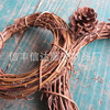 Materials originally produced thick rattan ring Christmas flower ring accessories, eternal biography, shooting props, shooting props