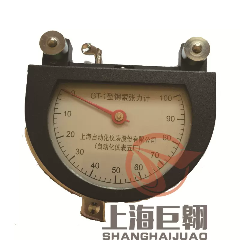 上海GT-1钢索张力计100kg Ф5mm航空工业高精度测力计150kg张力计