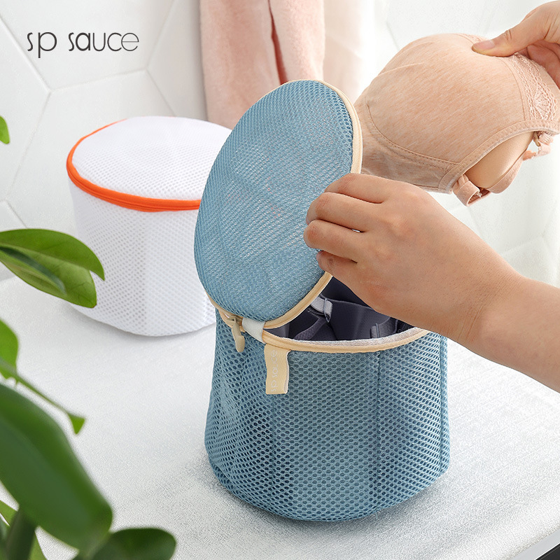 Japonés SP salsa bolsa de lavandería lavadora bolsa de malla delgada sujetador de ropa interior bolsa de lavado bolsa de limpieza bolsa de malla anti-deformación