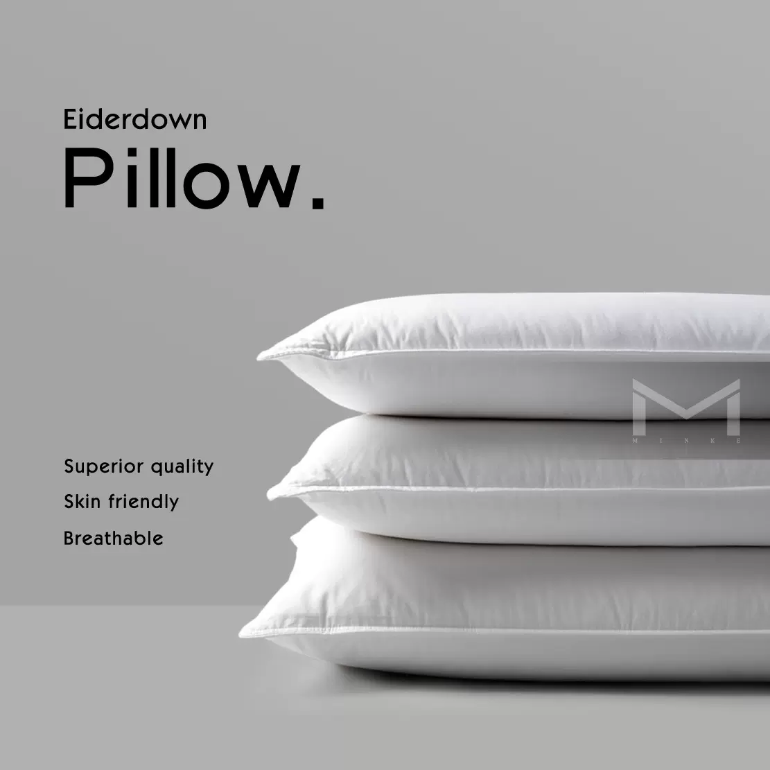 五星级酒店民宿专用羽绒枕软硬护颈椎羽毛毛片枕定logo厂家批发