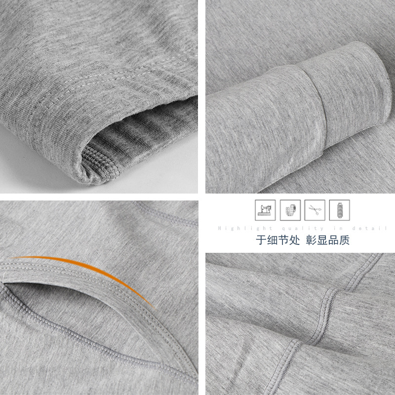 男性の秋のズボンの綿の質の秋冬の薄い金のガードルは底の2層の高い腰を打って腰をかばって保温の弾力のズボンの潮流を保護します。