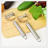 Running rivers and lakes stalls two -yuan store multifunctional stainless steel smiling face fruit peeling knife apple peeling potter plane