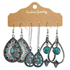 Earrings, set with tassels, suitable for import, European style, wholesale