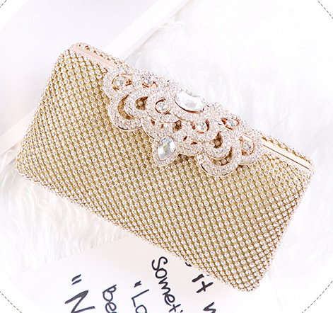 Pochette da sera elegante con strass borsa a tracolla donna lusso_voghion.com