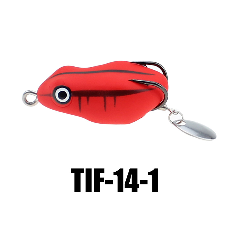 Mini Lei Rana Luya estilo tailandés pescado negro duro negro 45mm 8,5G